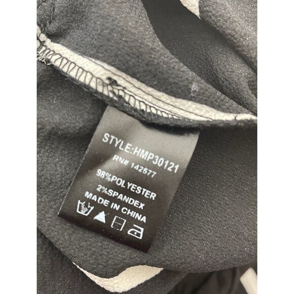 Haute Monda Black & White Striped Shorts Size M - Picture 7 of 8